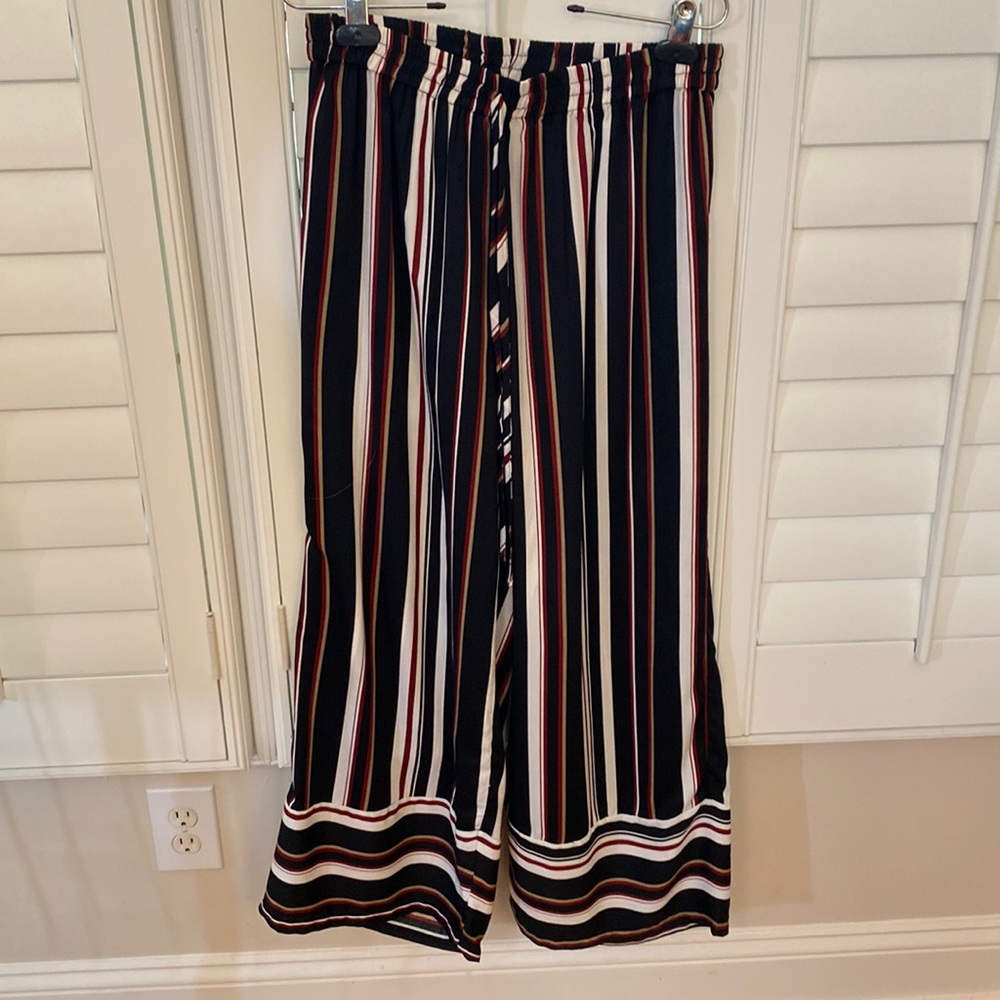 Umgee flowy striped pants EUC #0012
